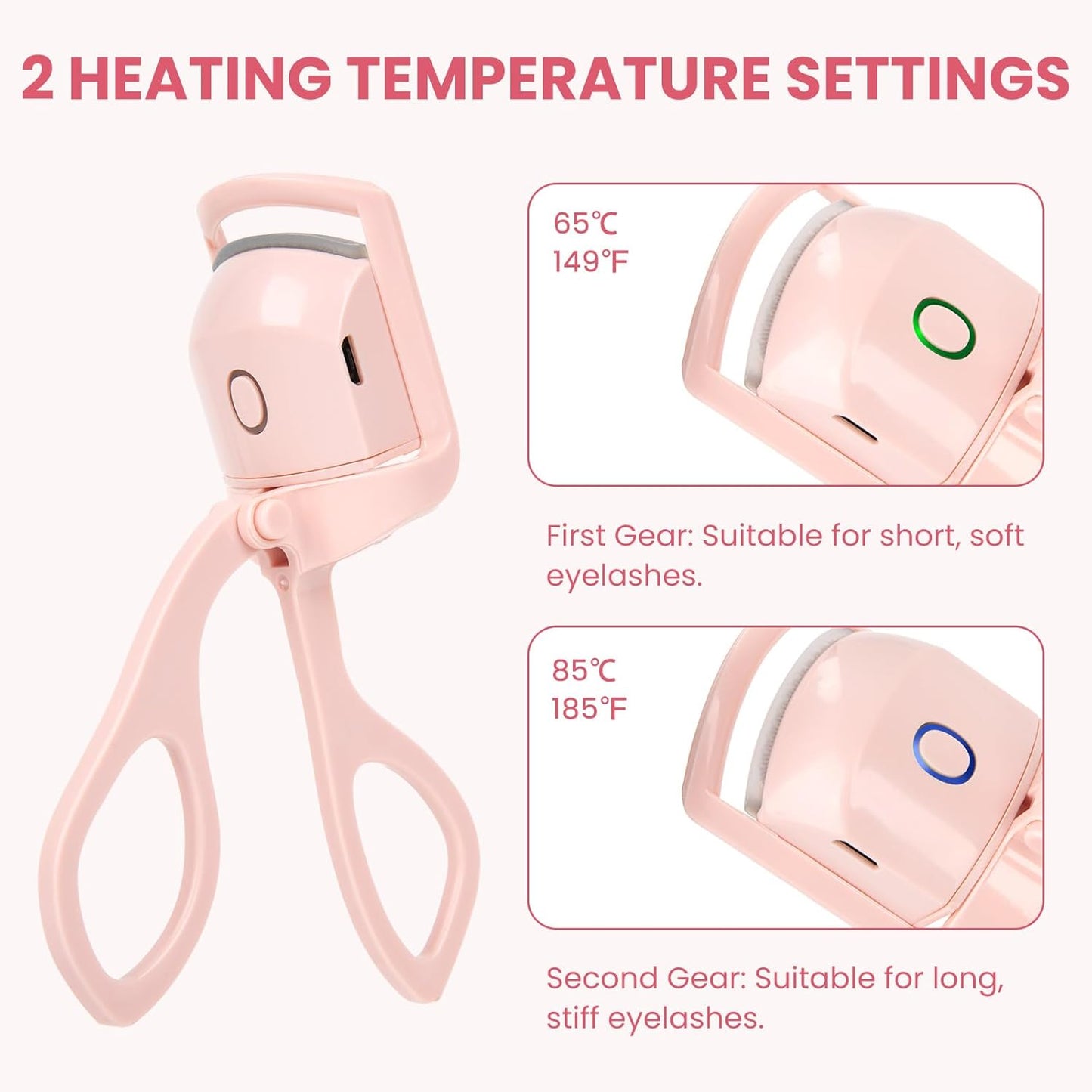 Last 6 Hours Saleš„USB Electric Heated Eyelash Curler for Women