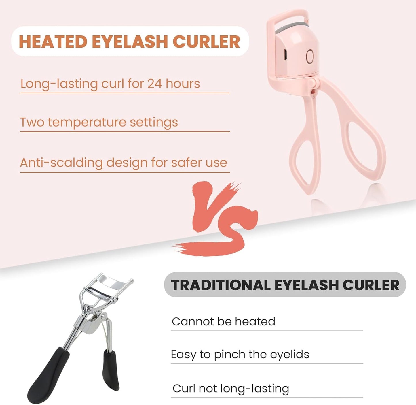 Last 6 Hours Saleš„USB Electric Heated Eyelash Curler for Women